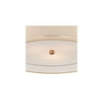 thumbnail image 3 of Possini Euro Design Modern Ceiling Light Semi Flush Mount Fixture 18" Wide Antique Brass 3-Light Champagne Organza Double Drum for Bedroom Kitchen, 3 of 8
