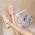 thumbnail image 3 of Zuecos para mujer, sandalias informales de verano de EVA, zapatos ligeros para exterior, zapatos de playa con suela gruesa antideslizante, zapatos de jardín para parejas, 3 of 5