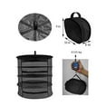 thumbnail image 3 of Tignapoo 4-Tier Mesh Drying Rack with Zipper Closure - Ideal for Herbs, Plants, and Buds - Durable and Breathable Design with Built-in Steel Support Rings - Includes Water-Resistant Carrying Bag, 3 of 6