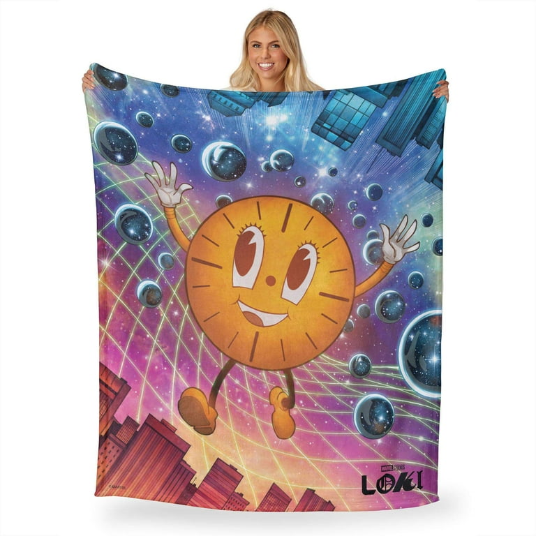 Marvel Loki Time Space Yall Kids Silk Touch Throw Blanket