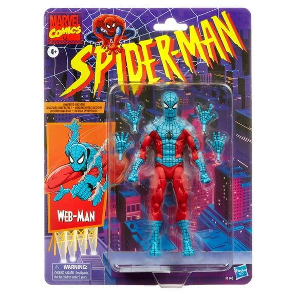 Hasbro Marvel Legends Series 6-inch Scale Action Figure Toy Web-Man, Includes Premium Design, and 2 Accessories