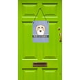 thumbnail image 2 of Caroline's Treasures BB1398DS1216 Longhair Creme Dachshund Welcome Wall or Door Hanging Prints, Blue, 12x16, multicolor, 2 of 2