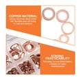 thumbnail image 3 of RENACLIPY 200Pcs Flat Copper Washer Kit with Sealing Gasket Set Rust Resistant for Home Repair, 3 of 6