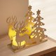 thumbnail image 5 of Candelabro de Navidad Centro de mesa Candelabro para celebraciones de festivales Fiesta Cocina Decoración del hogar Estilo alce Macarena, 5 of 8