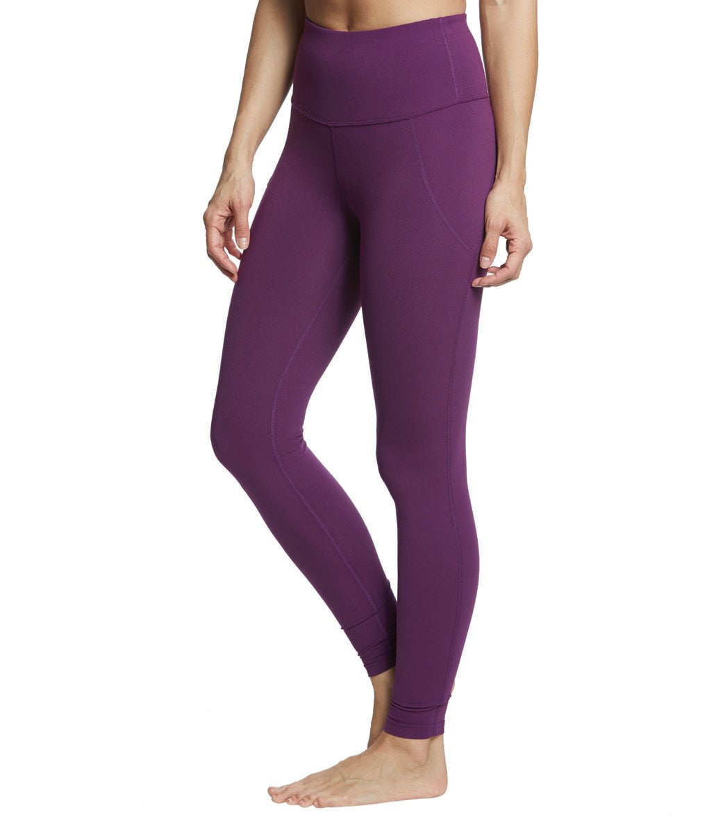 Everyday Yoga High Waisted Go-To Pocket Leggings - Purple - L - Walmart.com