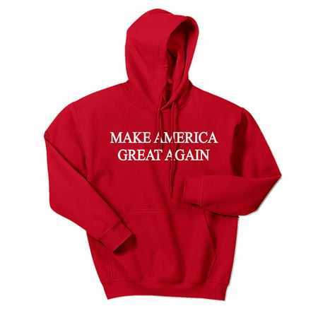 Make America Great Again Hooded Sweater MAGA Hoodie Red Presidential Campaign Slogan United States President Sweat