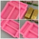 thumbnail image 3 of 2 piezas molde de silicona de ladrillo dorado molde de chocolate delicado molde de caramelo para el hogar, 3 of 5