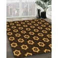 thumbnail image 3 of Ahgly Company Machine Washable Indoor Rectangle Transitional Black Brown Area Rugs, 4' x 6', 3 of 7