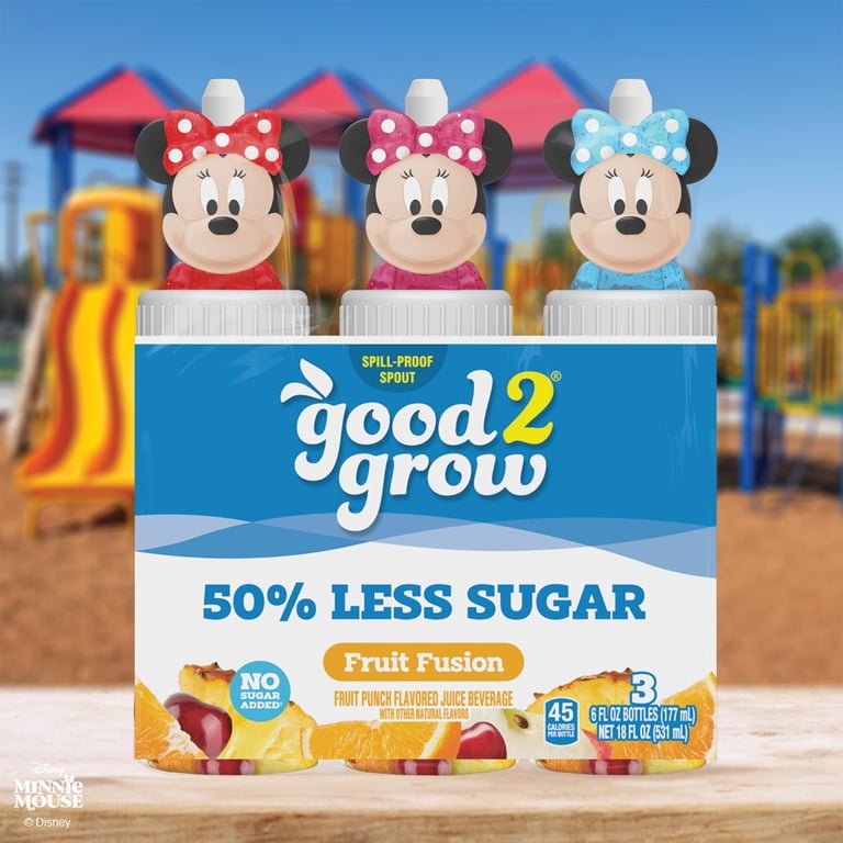 good2grow 6oz Organic Low Sugar Fruit Fusion Juice, 3 Pack
