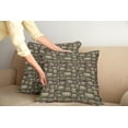 thumbnail image 2 of Ambesonne Nature Throw Pillow Cover 2 Pack, Stones Covered with Moss, 24", Dark Taupe Fern Green, 2 of 5