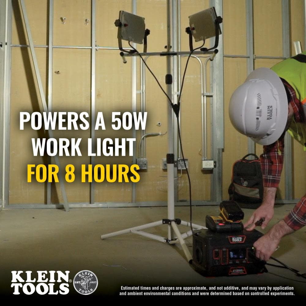 Klein Tools 1,000 Watt Lithium-Ion Battery Solar Power Station