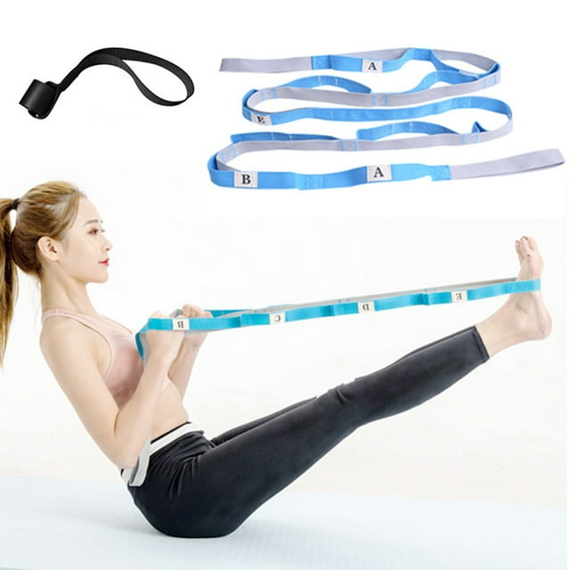 LJNYFDC Leg Stretch Strap Yoga Stretching Strap Multi Loop Non Elastic Wear Resistant Physical Therapy Stretch Band for Leg Stretches