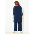 thumbnail image 2 of Catherines Women's Plus Size 3-Piece Sequin Tank Pant Suit, 2 of 4