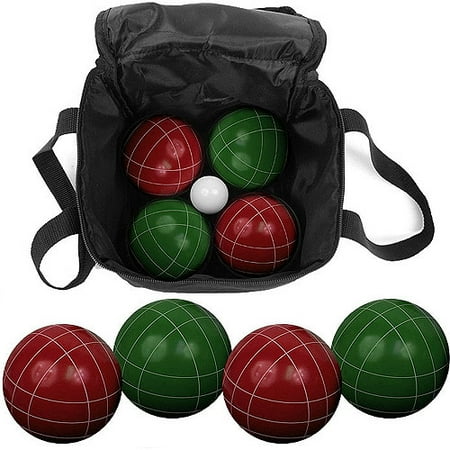 Trademark Games Bocce Ball Set with Nylon Bag, 9pc