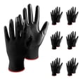thumbnail image 3 of Venoro 1-12Pairs Nitrile Coated Work Gloves Polyurethane Palm Coated Nylon Safety Shell, 3 of 18