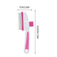 thumbnail image 3 of Moocorvic Pet Comb for Cats Dogs Brush for Shedding Pet Hair Removal Comb with Long Stainless Steel Teeth for Deshedding, 3 of 9