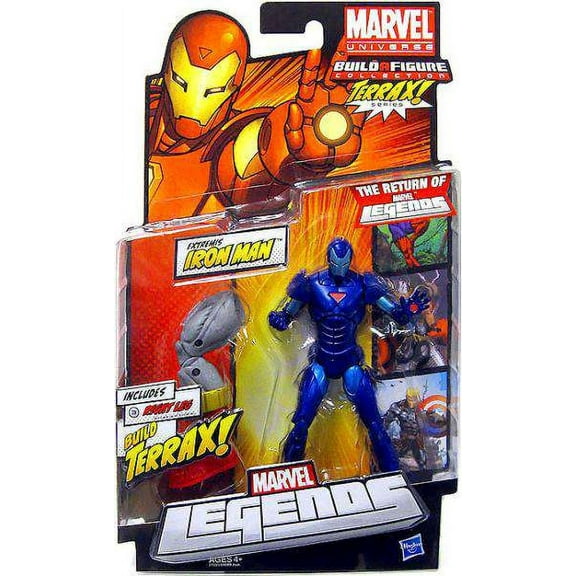 Marvel 2012 Series 1 Extremis Iron Man Action Figure (Stealth Blue Variant)