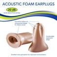 thumbnail image 2 of Mack’s Acoustic Foam Earplugs, 3 Pair – Soft, Comfortable Ear Plugs for Concerts, Jam Sessions, Nightclubs and Loud Events, 2 of 8