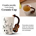 thumbnail image 5 of novelty Violin handle ceramic cup free spectrum coffee milk tea cup personality mug unique musical instrument gift cup, 5 of 9
