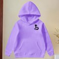 thumbnail image 4 of Tisuna Toddler Hoodies Girls Relaxed Fit Cartoon Print Hoodie With Kangaroo Pocket Teen And Youth Sports Casual Long Sleeve Pullovers Size 5-6 Years, 4 of 6
