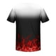 thumbnail image 5 of Mens Casual Pantalones Cortos Cuello Redondo Gradación Impresión Suéter Camiseta, Blusa Deportiva de Fitness para Hombres, 5 of 5