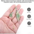 thumbnail image 3 of Pair Butterfly Earrings Asymmetric Wings Tassel Earrings Banmo, 3 of 5