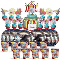 Dumbo Birthday Cups Party Supplies Plates Fans Decorations Cake Topper Decor
