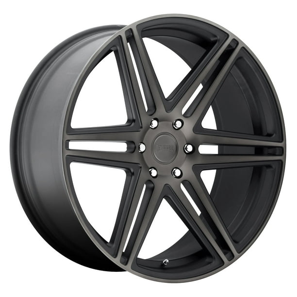 Dub skillz 22x9.5 6x135 30et 87.10mm matte black double dark tint wheel
