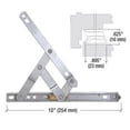 thumbnail image 4 of CRL 430210 10" 4-Bar Heavy-Duty Stainless Steel Friction Hinge, 4 of 4