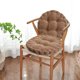 thumbnail image 5 of Almohadón de asiento de color sólido marrón, almohadón de silla de cocina comedor patio, relleno de corduroy grueso, 5 of 8