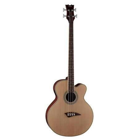 Dean 4 String Acoustic/Electric Bass, Dean Electronics, Spruce Top/Natural, EABC