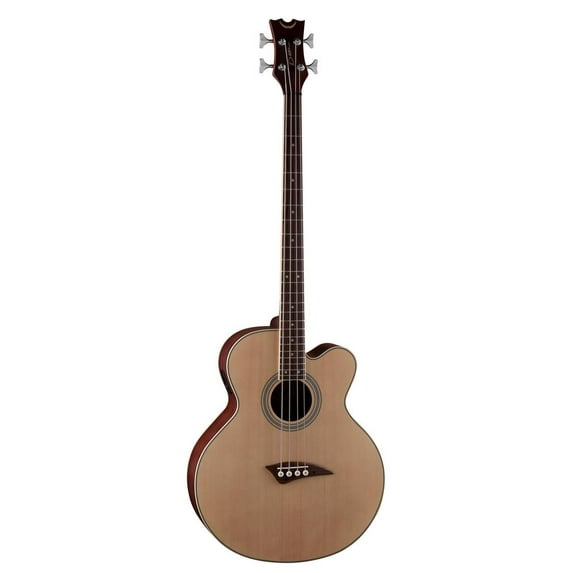 Dean 4 String Acoustic/Electric Bass, Dean Electronics, Spruce Top/Natural, EABC
