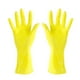thumbnail image 1 of Guantes de cocina de látex - puño largo, antideslizantes, material de PVC - para lavar los platos, limpiar, uso doméstico, 1 of 5