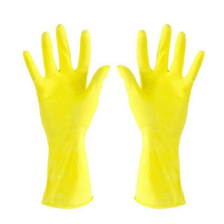 

Long Rubber Warm Gloves Kitchen Dish Washing Cleaning Tool Hand Gloves Dishes Washing Gloves Latex Gauntlets Apron for Women with Pockets for Cooking plus Size Apron Dress Barber Smock Men Nylon Apron