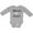 AC-Heather Grey, variant on Inktastic Mimi's Favorite- Heart Grandchild Boys or Girls Long Sleeve Baby Bodysuit