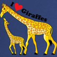 thumbnail image 3 of CafePress - Giraffe And Baby Cp Maternity Dark T Shirt - Maternity Dark T-Shirt, 3 of 4