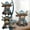 A+B, variant on Highland Cow Figurines Spring Sunflower Highland Cow Gnomes Scottish Resin Statue Calf Lovers Gifts for Summer Home Garden Kitchen Office Tiered Tray Table Decor(4th of July)