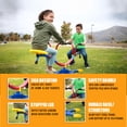 thumbnail image 7 of Platports Kids Outdoor Backyard Playground Seesaw: Swivels and Rotates 360 Degrees Teeter Totter at Home for Youth Junior Age 3 4 5 6 7 8, 7 of 7