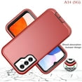 thumbnail image 3 of Galaxy A14 5G Case for Samsung Galaxy A14 5G Case Military Drop Shockproof Armor Heavy Duty Rugged 3 in 1 Protection Cover for Galaxy A14 5G Phone Case (Red+Black), 3 of 15