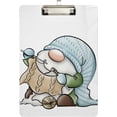 thumbnail image 1 of FMSHPON Christmas Gnome Sweater Clipboard Hardboard Wood Nursing Clip Board and Pull for Standard A4 Letter 13x9 inches, 1 of 5