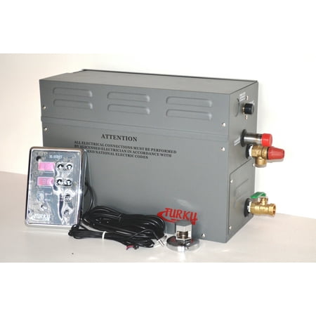 TK60 FULL SET TURKU 6KW 240V SHOWER STEAM GENERATOR KIT with CONTROLLER, STEAM HEAD and DRAIN