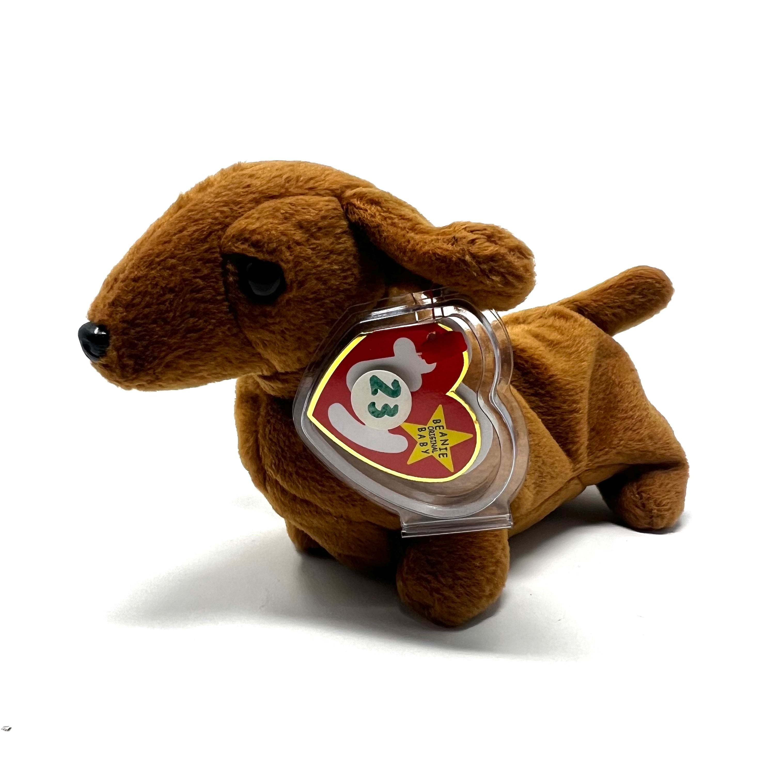 Ty Beanie Babies Collection Weenie Plush P.V.C Pellets Walmart