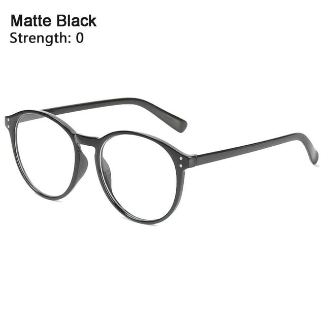-1.0~-4.0 Myopia Glasses MATT BLACK STRENGTH 0 matte black matte black matte black Strength 0-Strength 0