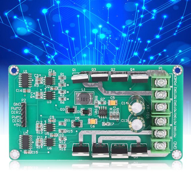 Motor Drive Module Board,Industrial 15A Dual Channel Dual Channel Motor Drive Module DC Motor Drive Module Solid Performance