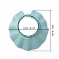 thumbnail image 3 of Adult Shampoo Cap Rinse Hair Wash Shower Cap for Bath Time Waterproof Protector Shield for Eyes and Ears Reusable Children's Bath Visor Hat (1 Pack), 3 of 6