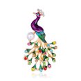 thumbnail image 1 of Broche nuevo pavo real broche mujer animal goteo aceite ramillete étnico feng shui taladro ramillete broche accesorios JAMW Sencillez, 1 of 5