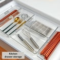 thumbnail image 5 of LAIQIEN 16/25 Pcs Drawer Inserts Drawer Organiser Dressing Table Organiser for Desk, 5 of 7