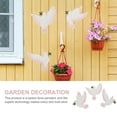 thumbnail image 4 of 3 Pcs Bird Hanging Decor Wall Wrought Iron Peace Pendant, 4 of 6