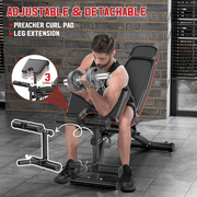 GIKPAL 10 Positions Adjustable Weight Bench Workout Bench for Home Gym,Olympic Weight Bench Press for Full Body Strength Training,Support up to 900lbs