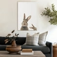 thumbnail image 4 of WFSposter Rabbit Canvas Wall Art Cute Animal Artwork Nursery Bunny Picture Baby Animal Painting Funny Animal Art Print Bunny Rabbit Wall Art Watercolor Nursery Print Bunny Poster for Girls Room, 4 of 7